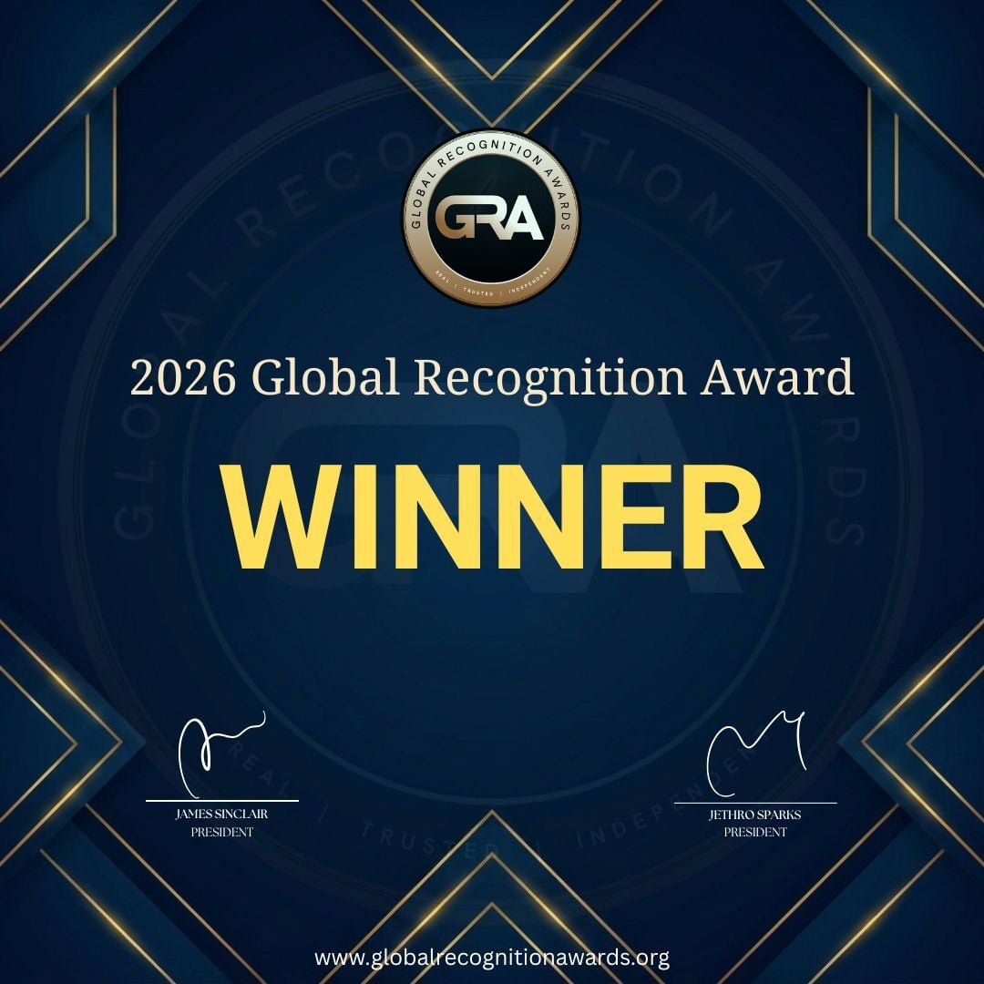 2026 Global Recognition Award — Winner badge